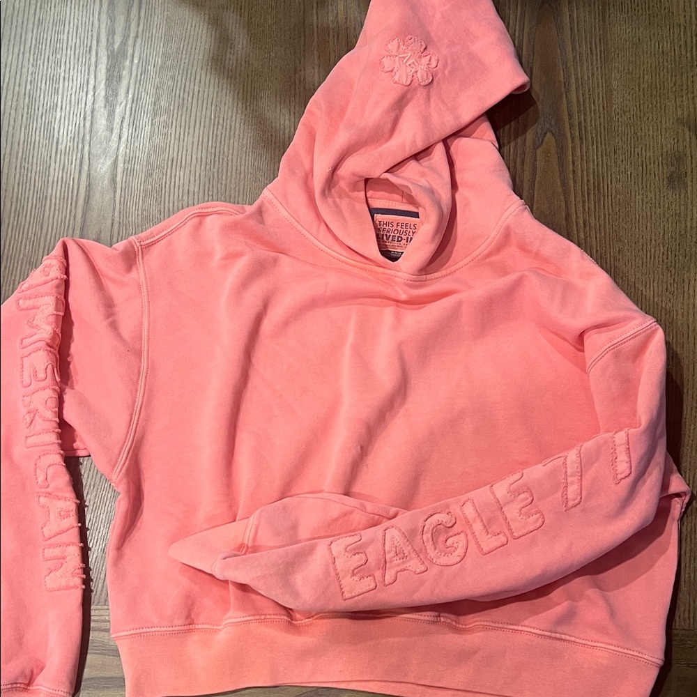 American Eagle Outfitters Coral Cowl Neck Sweater